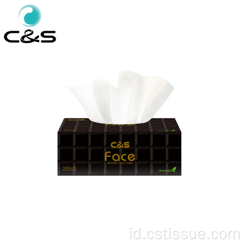 100% Virgin Wood Pulp Soft Box Facial Tissue